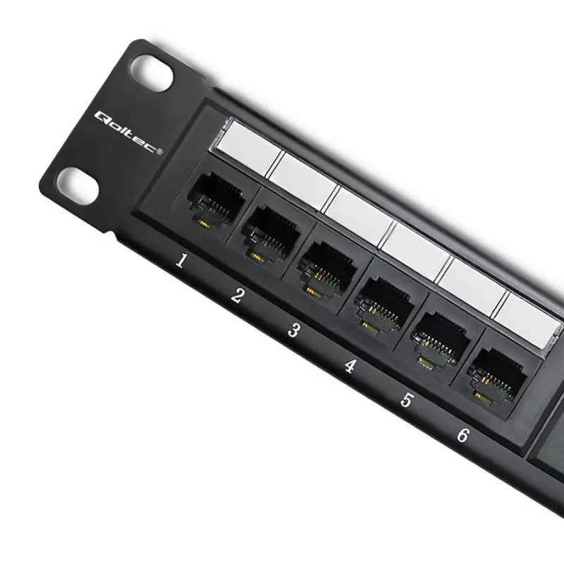 Kytkentäpaneeli RACK 24 porttia, Cat.6 UTP