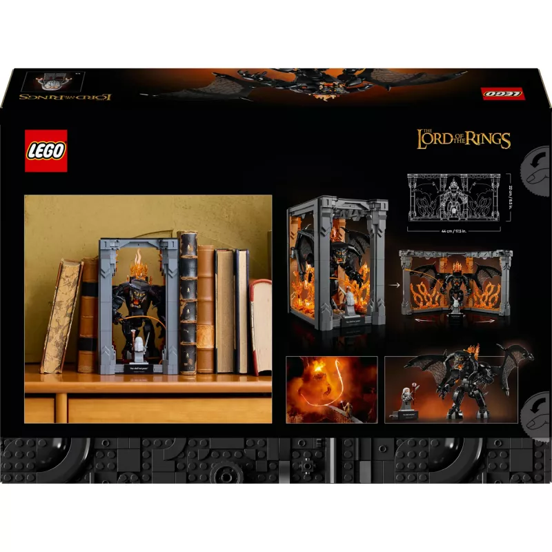 LEGO ICONS 10367 Taru sormusten herrasta: Balrog-kirjanurkkaus