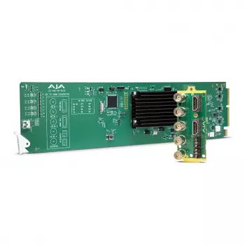 AJA OG-Hi5-4K-Plus - SDI-HDMI-muunnin - vihreä - 4096 x 2160 pikseliä - 480i,576i,720p,1080i,1080p,2160p - 0 - 40 °C - -40 - 60 °C