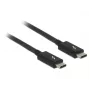 Thunderbolt-kaapeli DeLOCK 84845 1 m 20 Gbit/s musta