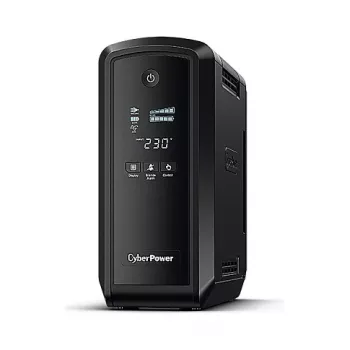 CyberPower CP900EIPFCLCD keskeytymätön virransyöttö (UPS) Line-Interactive 0,9 kVA 540 W 6 AC-lähtöä