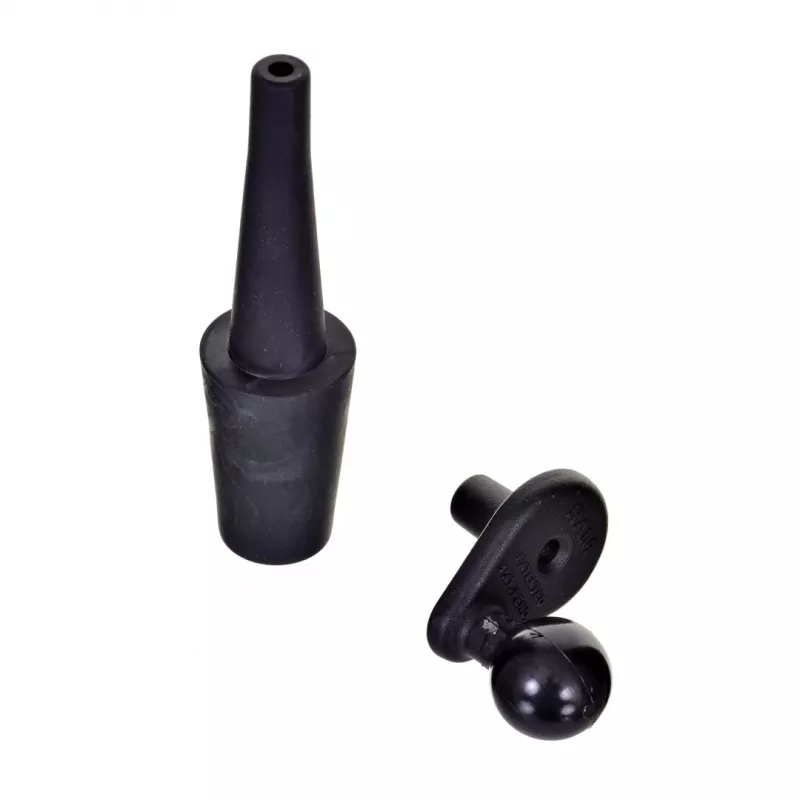 RAM Mounts X-Grip suuri puhelinteline moottoripyörän haarukanvarsipohjalla