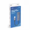 Verkkoliitäntäsovitin SAVIO AK-83 USB Type-A - RJ-45 uros, 5 Gbit/s, musta