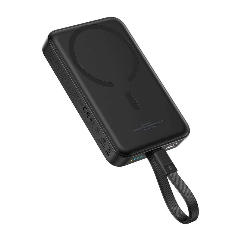 Baseus Mini 10000mAh 30W magneettinen powerbank (musta) Bayern Edition