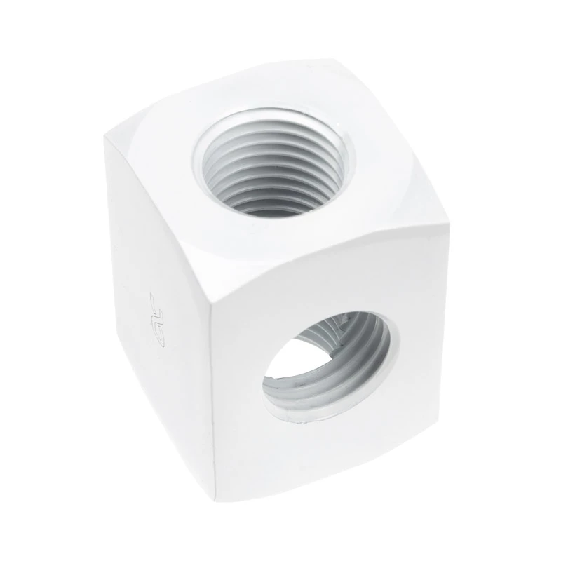 Alphacool HF 3-tie liitinjakaja G1/4, valkoinen