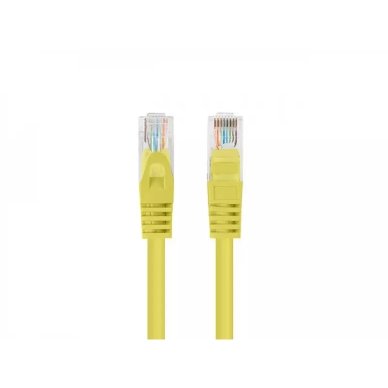 Lanberg PCU6-20CC-0150-Y Cat.6 UTP -patch-kaapeli, 1,5 m, keltainen, 10 kpl:n pakkaus