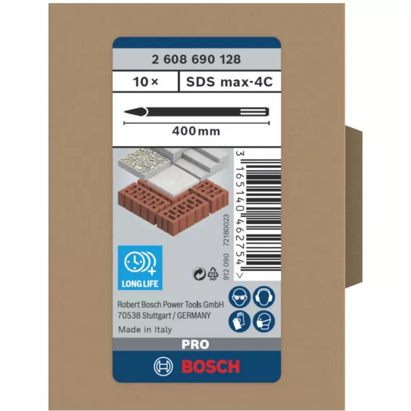 poravasaran talttakärki Bosch 2 608 690 128 400 mm 10 kpl