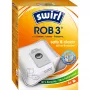 Pölypussit imurirobotille MELITTA Swirl ROB 3, 4 kpl:n pakkaus, puunvärinen