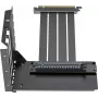 Pystysuuntainen GPU-teline PCIe 4.0 -riser-kaapelilla XILENCE XZ107, musta, yhteensopiva X Case X912.ARGB -kotelon kanssa