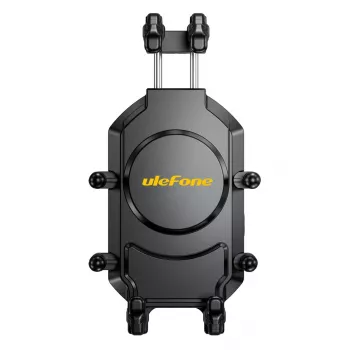 Passiivinen teline UleFone Armor Mount Pro matkapuhelimille — teline, polkupyörään ja skootteriin, musta