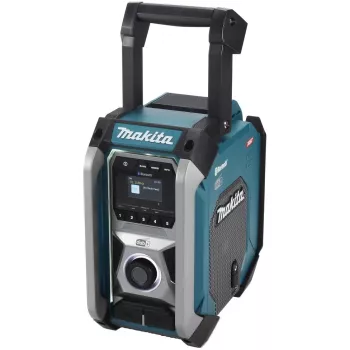 Makita MR007GZ akkutyömaaradio, DAB+/FM, 18V-40V, musta/vihreä