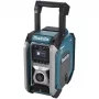 Makita MR007GZ akkukäyttöinen työmaaradio, DAB+/FM, 18V-40V, musta/vihreä