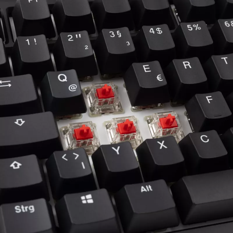 Ducky Tinker 75 näppäimistö Gaming USB saksa musta
