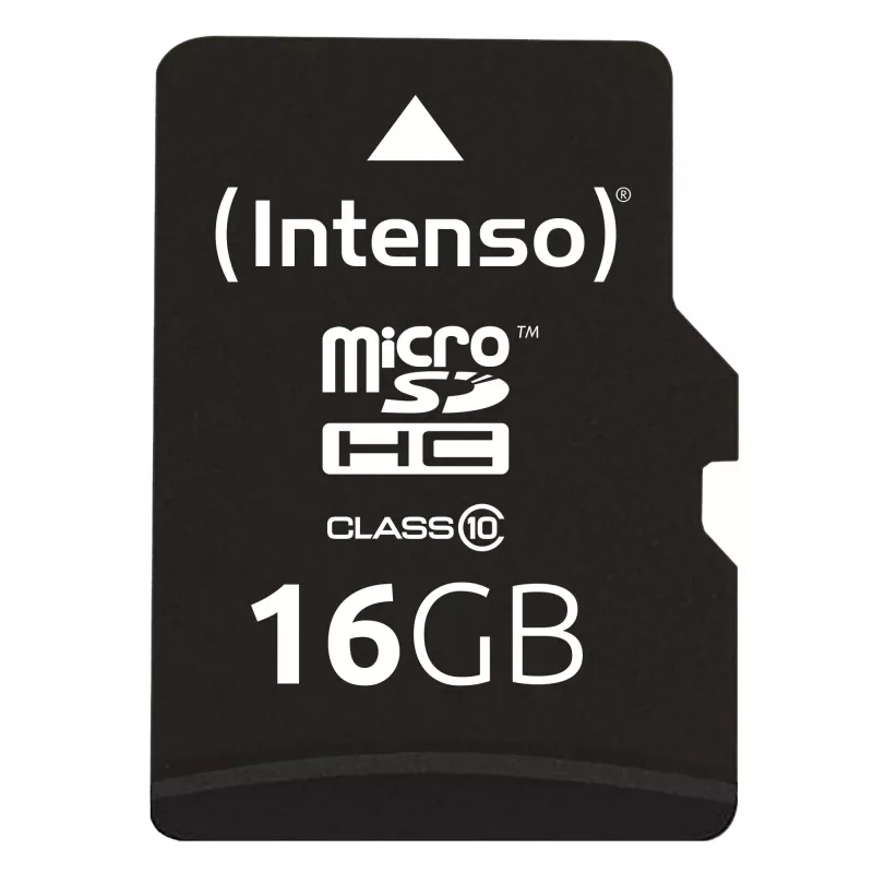 MUISTI MICRO SDHC 16GB C10/W/ADAPTER 3413470 INTENSO