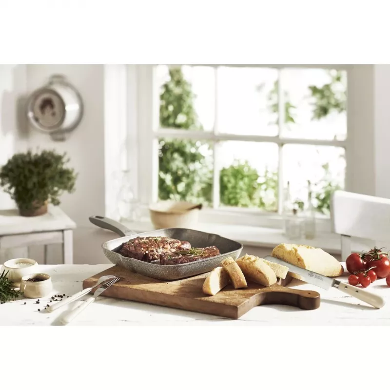 Grillipannu BALLARINI 75002-941-0 neliömäinen harmaa 28 cm