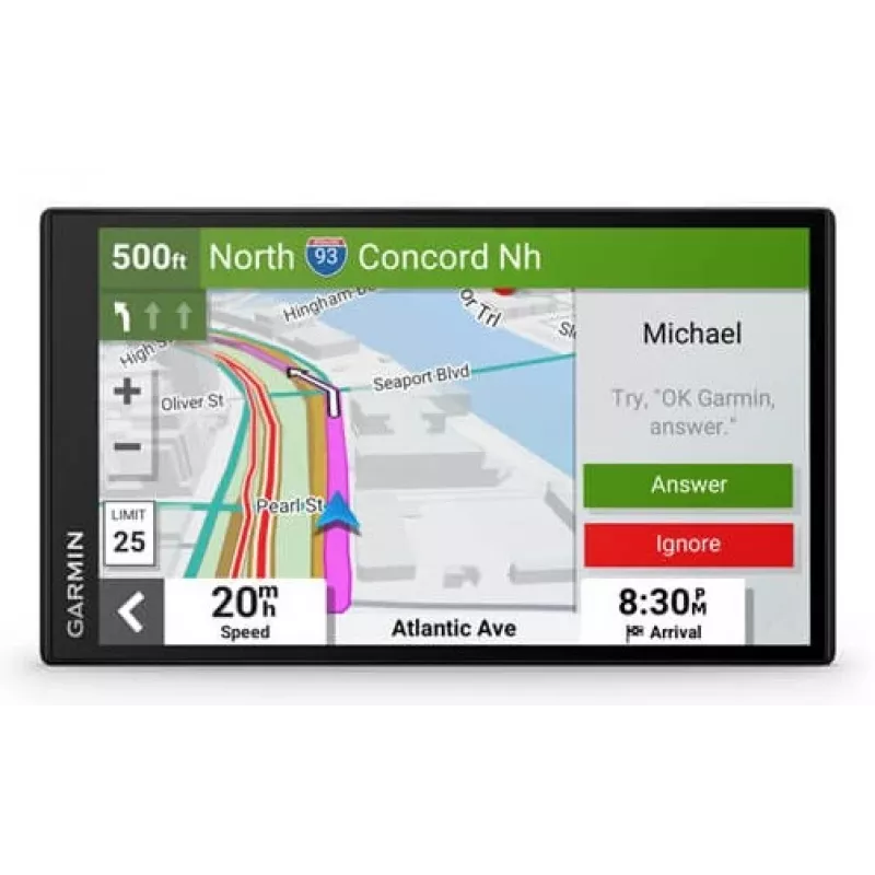 Garmin DriveSmart 76 -autonavigaattori, kiinteä, 17,8 cm (7") TFT-kosketusnäyttö, 239,6 g, musta (EU MT-D)