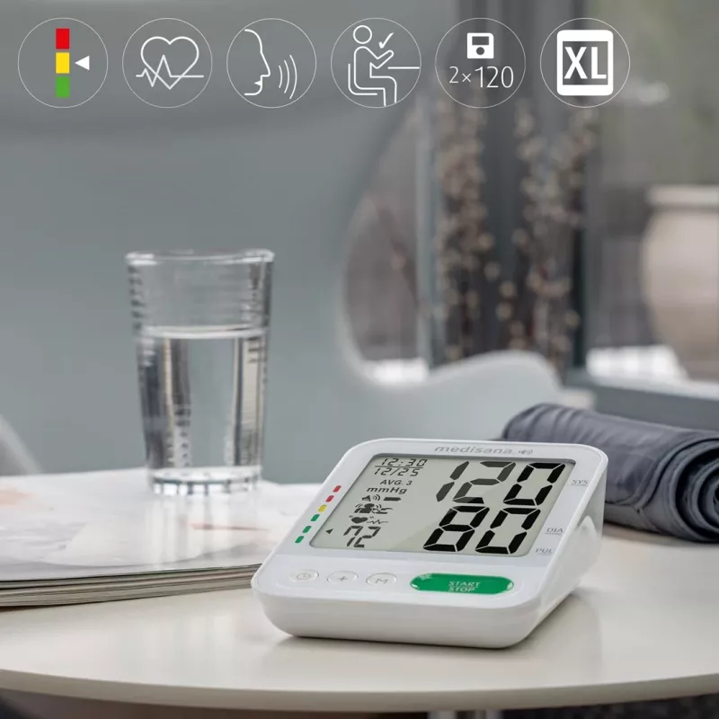 Medisana BU 586 olkavarsi automaattinen 2 käyttäjää