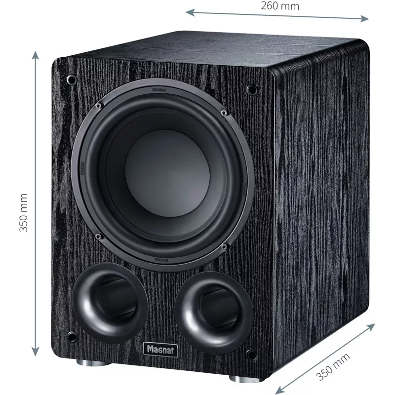 Magnat Alpha RS8 aktiivisubwoofer 80 W musta
