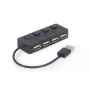 USB 2.0 -keskitin Gembird UHB-U2P4-05, 4 USB-liitäntää