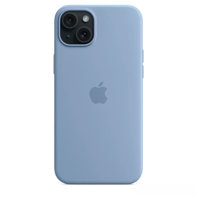 Apple iPhone 15 Plus silikonikuori MagSafe-yhteensopiva - talvisininen