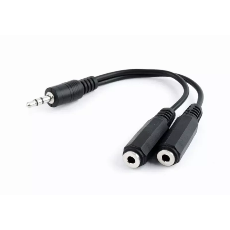 CABLE AUDIO SPLITTER 3.5MM/10CM WHT CCA-415-0.1M GEMBIRD