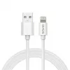 Savio Cl-193 USB-kaapeli USB 2.0 2 m USB A USB C/Lightning valkoinen