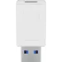 Microconnect USB3.0ACFW kaapelisovitin USB A USB C valkoinen
