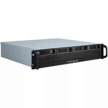 Inter-Tech IPC 2U-2404S - teline - asennettava - 2U - micro ATX