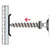 Fischer FID-Z 563537 eristekruuvi, pyöreäkantainen, Torx, 50 kpl