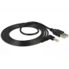 Virtakaapeli DeLOCK 85544 USB A 1,5 m musta