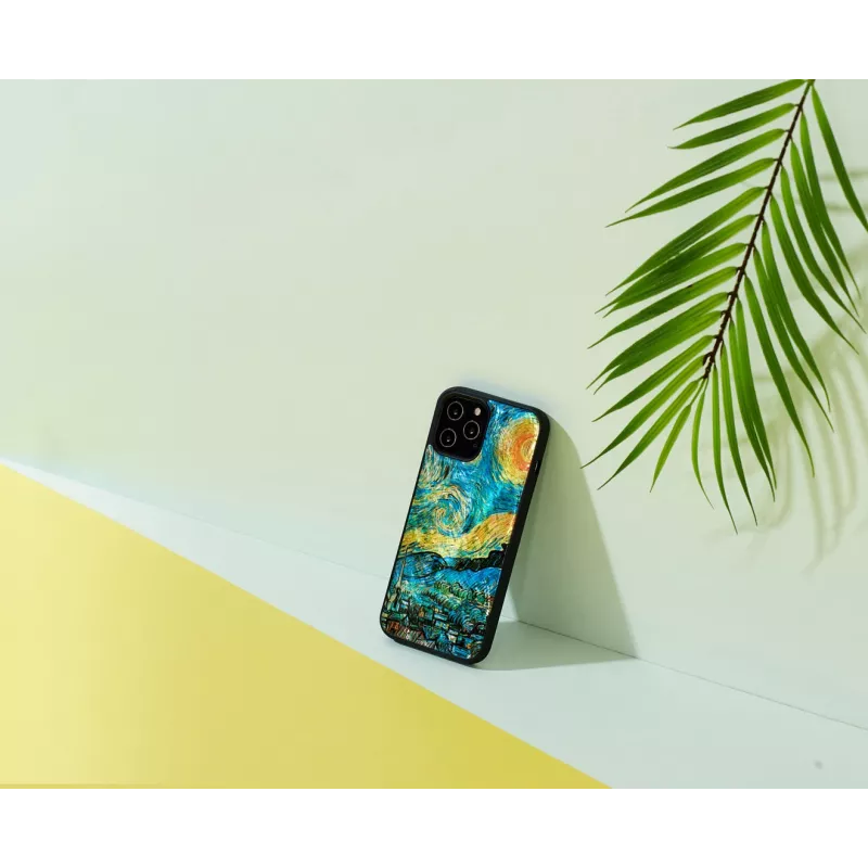 iKins suojakotelo Apple iPhone 12 Pro Max — tähtiyö musta