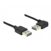 USB-kaapeli DeLOCK 5 m USB 2.0 A uros/uros 90°