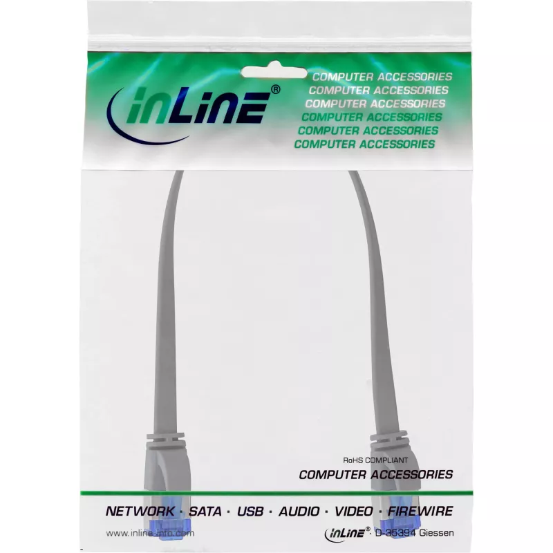 S-Conn 75713 verkkokaapeli harmaa 3 m Cat6a S/FTP (S-STP) (75713)