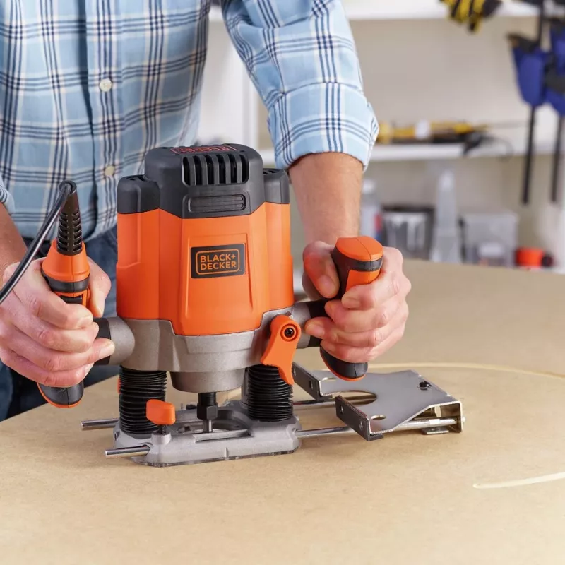 Yläjyrsin Black+Decker KW1200E 1200W 8000 - 28000 kierr./min