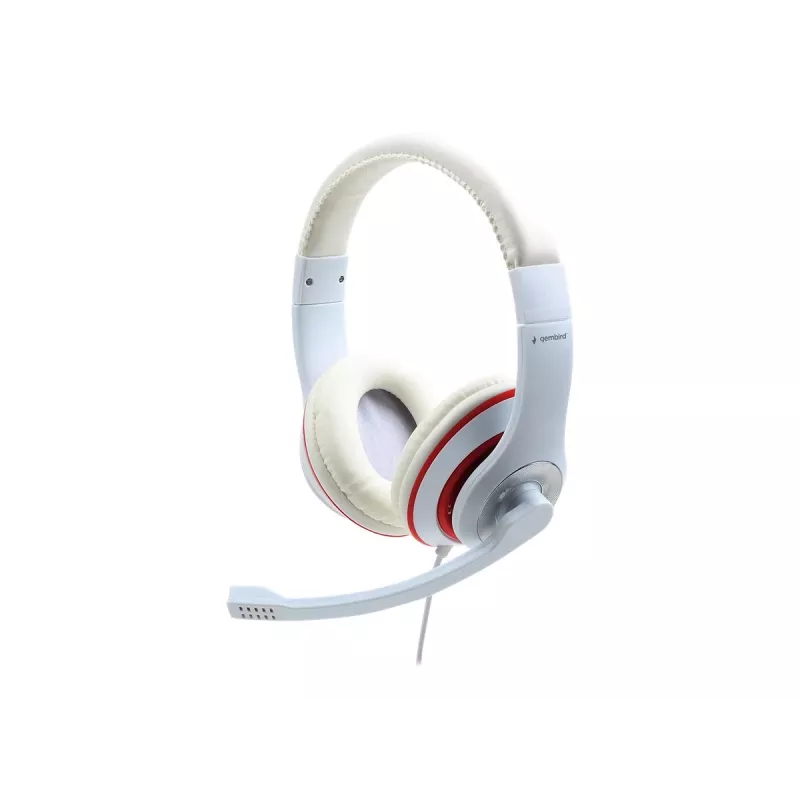 KUULOKEMIKROFONI STEREO WHITE/MHS-03-WTRD GEMBIRD