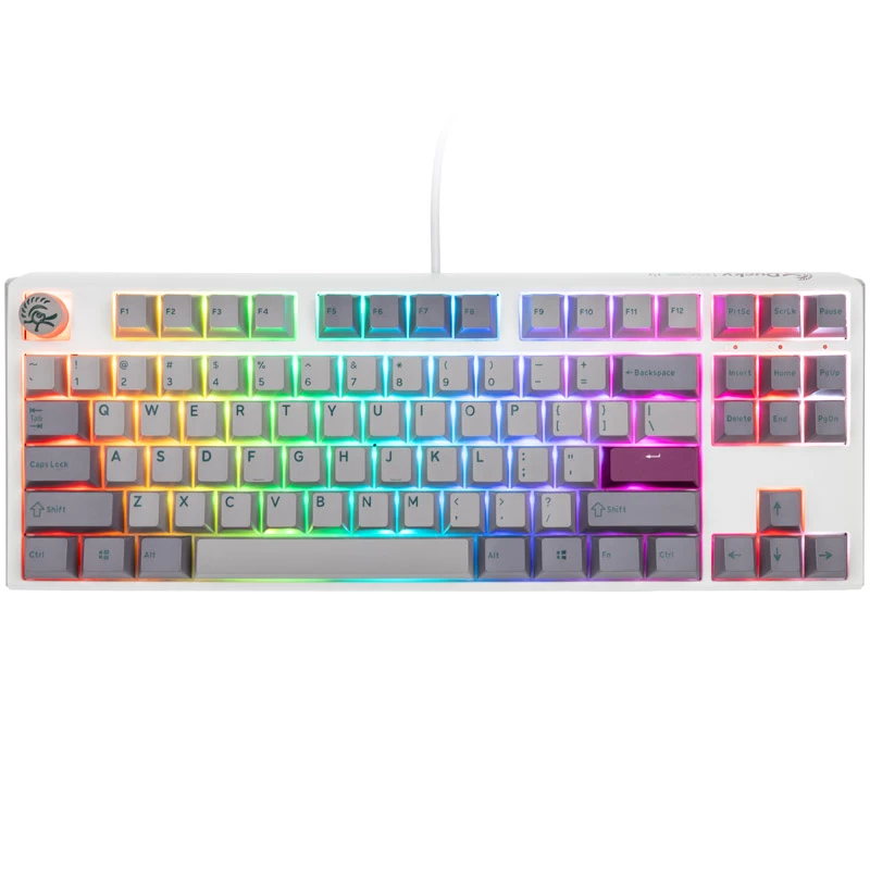 Ducky One 3 TKL näppäimistö Gaming USB US English hopea