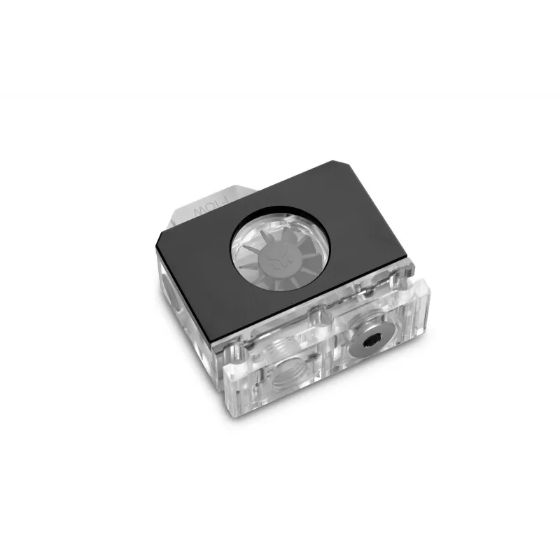 Durchflussanzeiger EK Water Blocks musta läpinäkyvä 1/4
