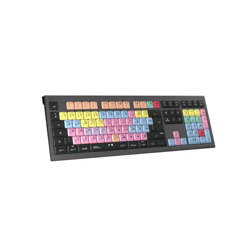 Logickeyboard ASTRA 2 USB QWERTY näppäimistö musta täysikokoinen 104 näppäintä