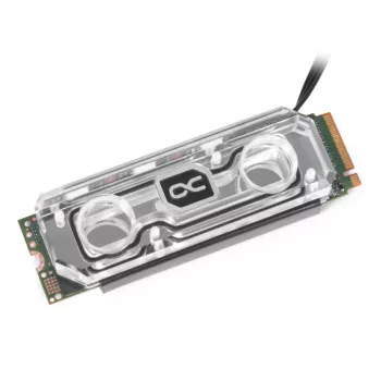 Alphacool HDX Apex M.2 2280 SSD-vesijäähdytin, akryyli aRGB