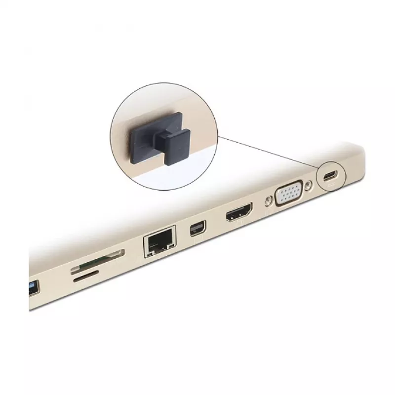 Rasiantoppatulppa USB Type-C DeLOCK 64015