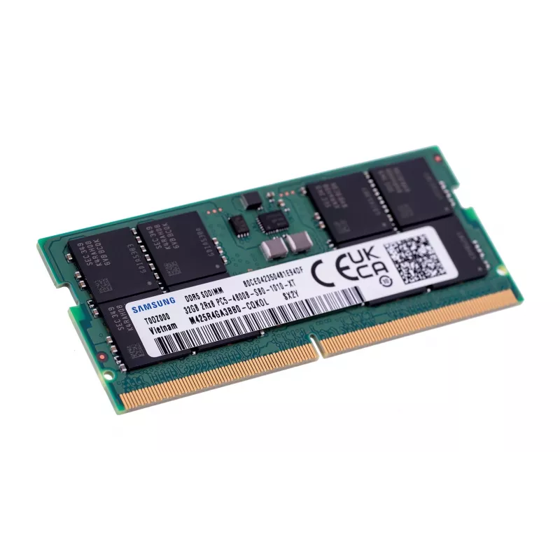 Samsung - DDR5 - moduuli - 32 GB - SO DIMM 262-PIN - 4800 MHz / PC5-38400 CL40 1.1 V