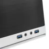 SilverStone SUGO SG13 - Desktop - Mini-DTX - ilman virtalähdettä (AT / PS/2) - musta, valkoinen - USB/audio (SST-SG13WB-Q)
