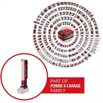 Power X-Change akkuvalaisin TE-CL 18/1000 S Li - Solo, 18 volttia, LED-valaisin punainen, ilman akkua ja laturia