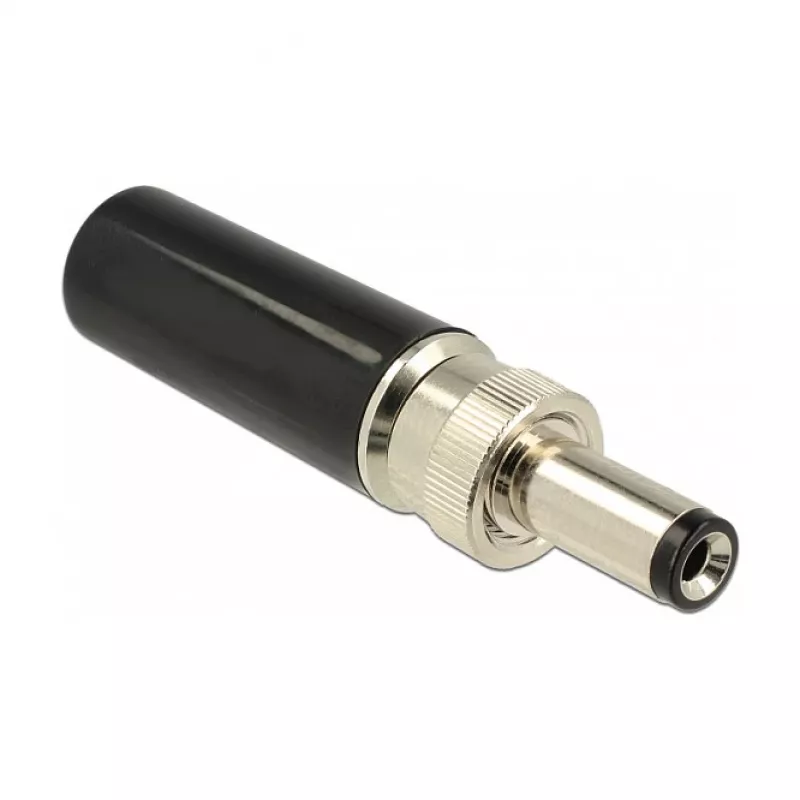 DeLOCK 89915 DC-pistoke 5,5 x 2,1 mm, 12 mm, juotettava, 2 A
