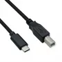 ROLINE USB 2.0 Type-C-kaapeli, C - B, ST/ST, musta, 1,8 m (11.02.8336)