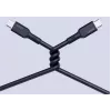 AUKEY CB-SCC241 USB-C Power Delivery PD 240W 5A 20V 1m nylon musta - D