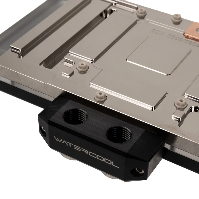 Watercool Heatkiller V RTX 3080/3090 EVGA XC3:lle, ARGB - nikkeli + asetaali, musta