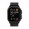 Watch Ultra 2 GPS + Cellular 49 mm Black Titanium -kotelo ja Black Trail Loop -ranneke - S/M