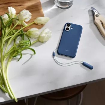 Kickstand-kotelo iPhone 17:lle Apple Beats — MagSafe, kameran ohjaus, polykarbonaatti/mikrokuitu, sininen, sopii 6,3