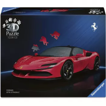 3D-palapeli Ravensburger Iconics Ferrari SF90 Stradale – keräilijän rakennussarja